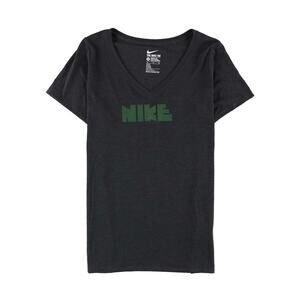 Nikes Women’s Logo Graphic TShirt V Neck Size L Tee